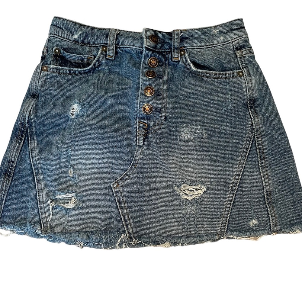 Women’s We The Free Size 25 Denim Mini Skirt
